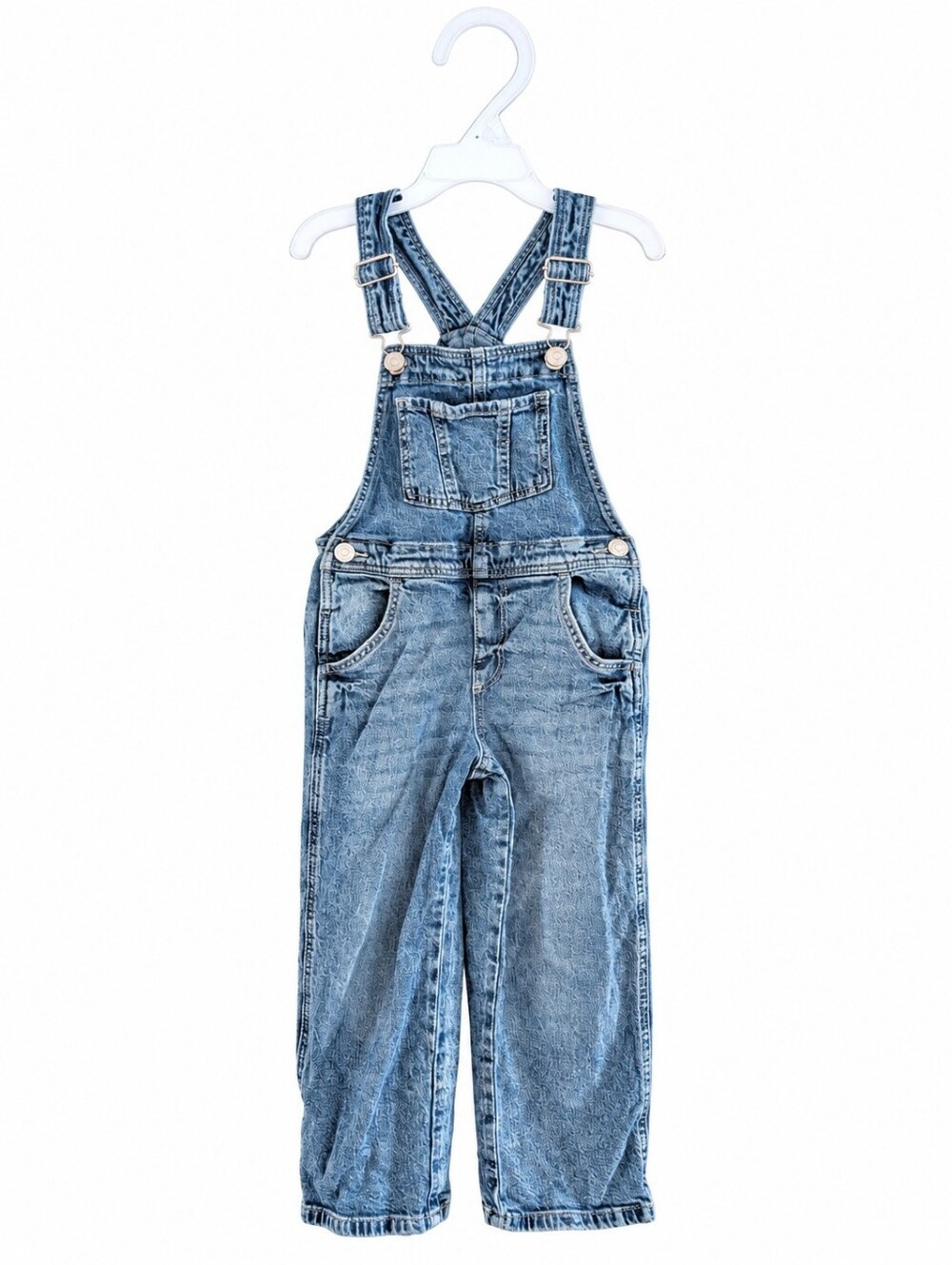 H&M 5T Denim Overalls in Blue Girls